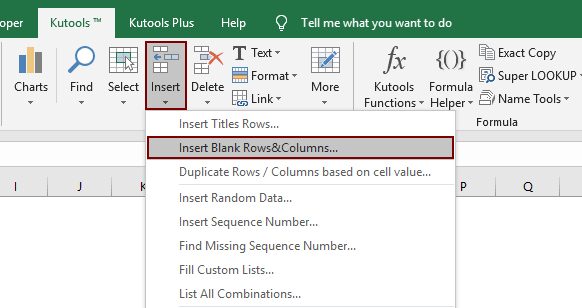 quickly insert rows in excel for mac