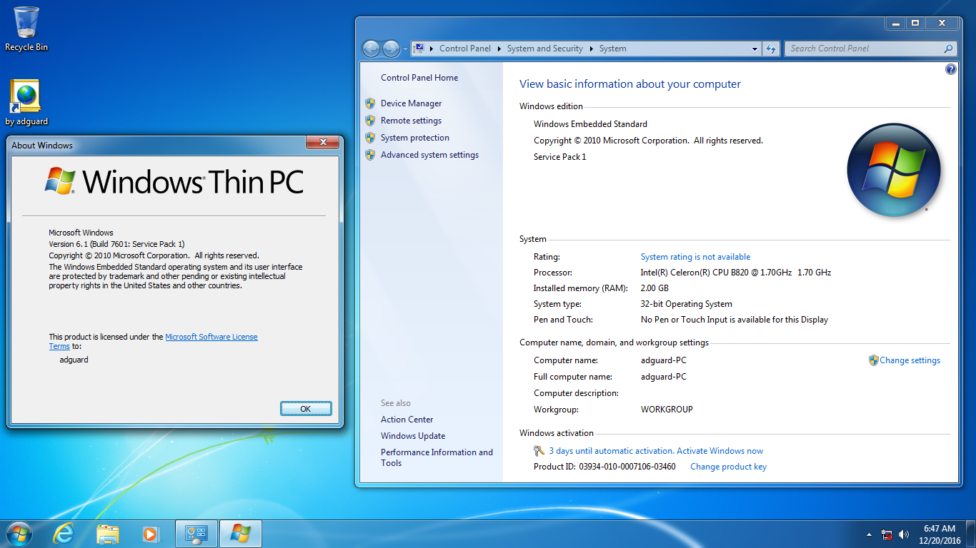 Windows 7 thin pc x64 downloads